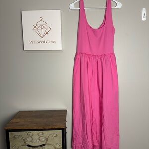 a new day NWT Bright Pink Ballet Midi Dress